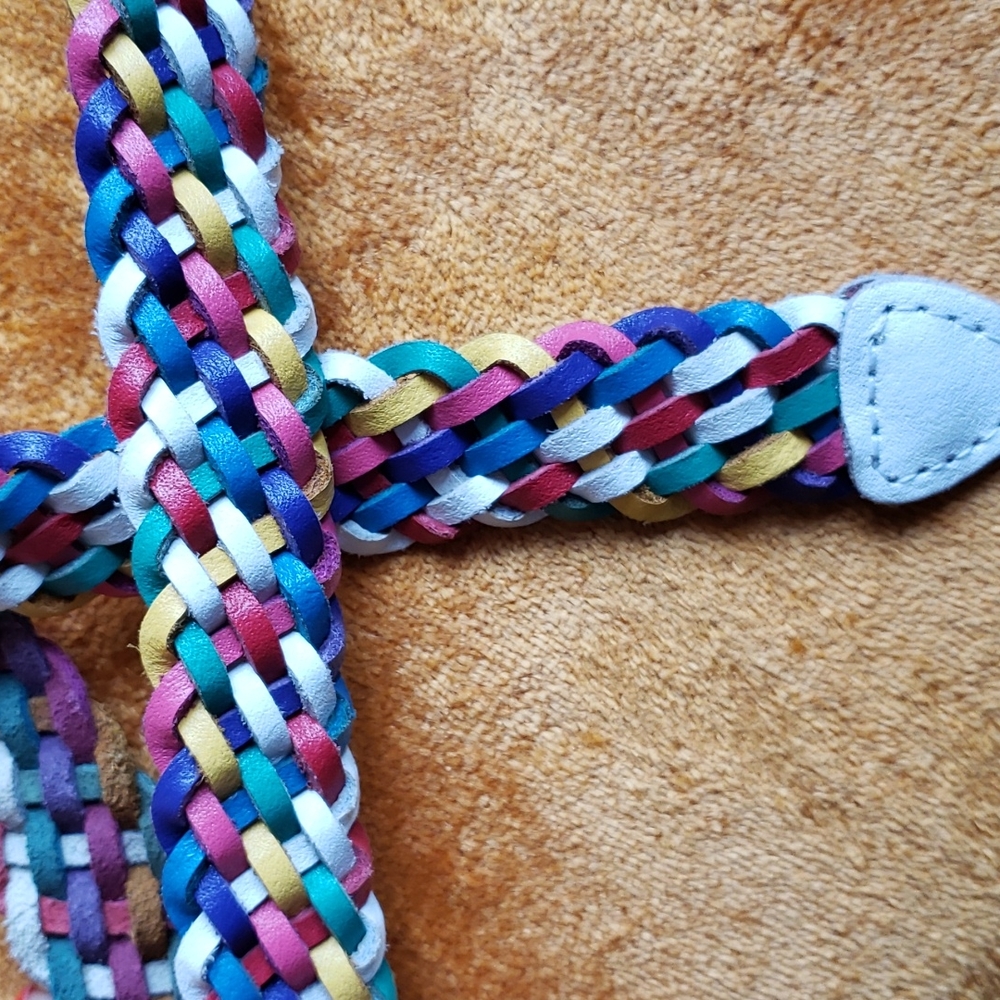 Vintage Rainbow Rope Belt - Picture 3 of 3